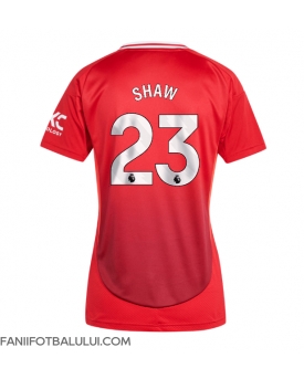 Manchester United Luke Shaw #23 Tricou Fotbal Replică 2024-25 Femei Acasa